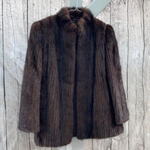 Gorgeous real Ranch Mink fur jacket M